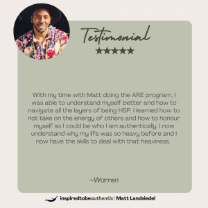 Authentic Relating and Empowerment for HSP testimonial