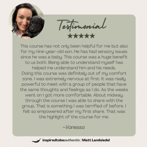 Authentic Relating and Empowerment for HSP testimonial